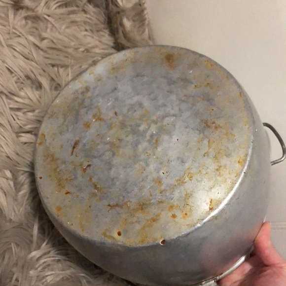 Vntg Metal “Jelly”Pot With Handle-Used Condition-9.5in diameter x 6.5 deep - Picture 14 of 17